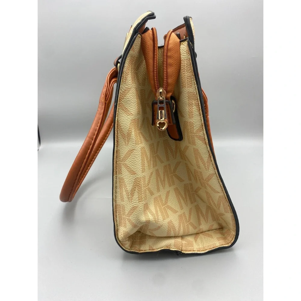 Women's‎ Mary King Monogram Satchel Bag Bow Detail Top Handle Purse